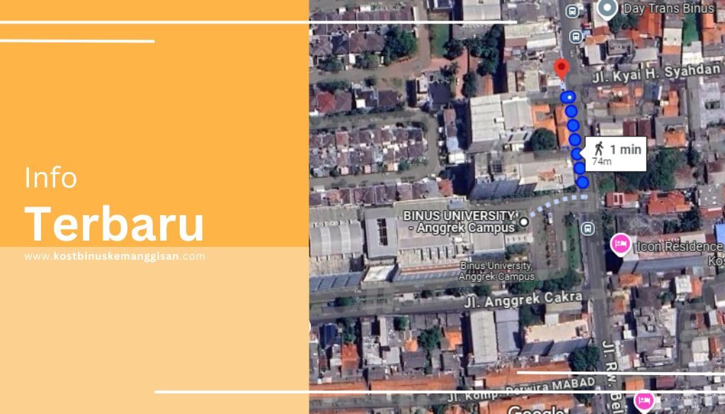 Sewa Kost Dekat Binus Anggrek