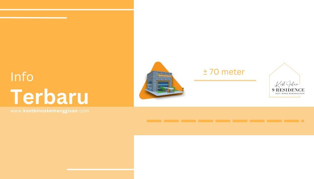 Kost Dekat Binus Kemanggisan Bisa Jalan Kaki